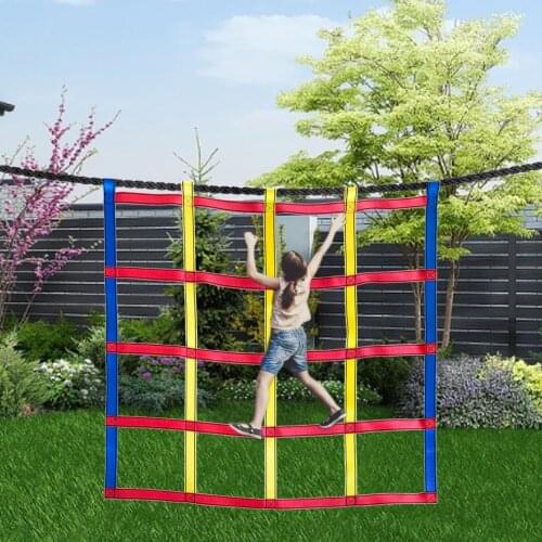 Children Climbing Net Kids Climbing Cargo Net Mesh Outdoor Physical Training DIY Climbing Accessories Ninja Rope Arm Training
