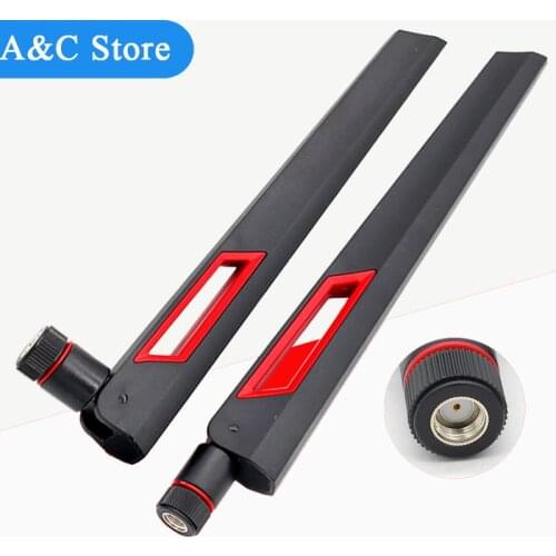 Dual band 12dBi 2.4G 5G 5.8G wifi antenna router antenna RP SMA Male(hole)19.5CM 10pcs/lot