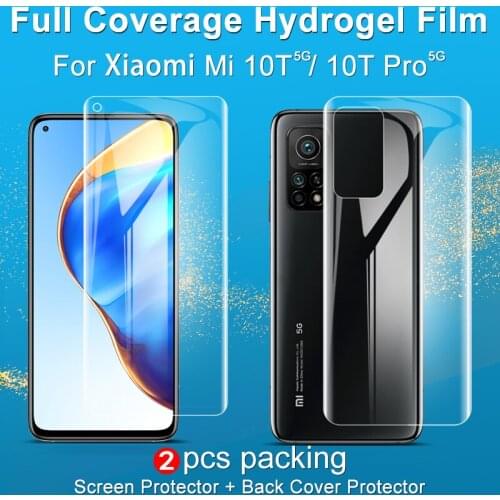 IMAK Hydrogel III 3 Film For Xiaomi MI10T 5G 10T Pro 5G Screen Protector Full Coverage Front Back HD Matte Protective film