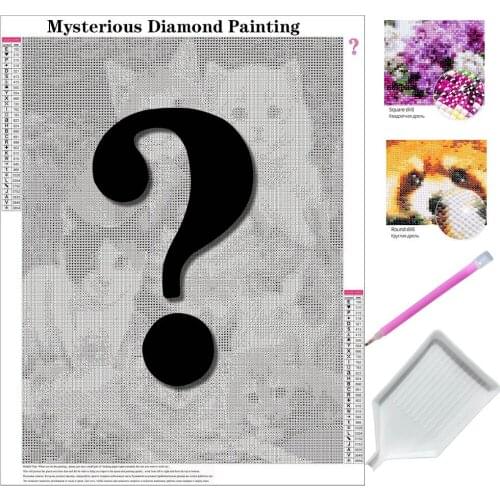 Mystery Diamond Painting Photo Custom 5D DIY Mysterious Picture of Rhinestones Diamond Embroidery 3D Cross Stitch Gift