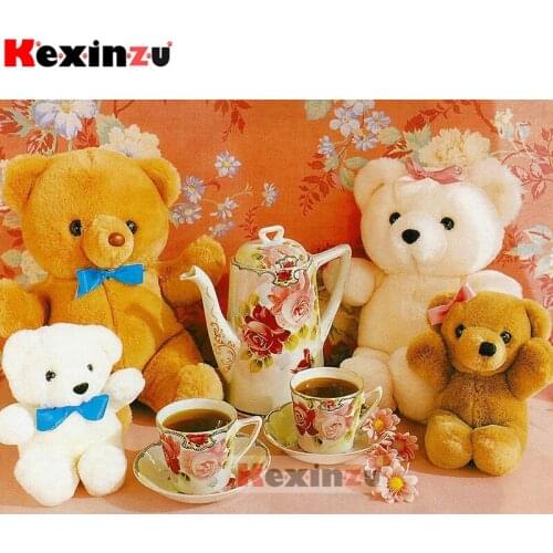 KEXINZU 5D DIY Full Square Drill Diamond Painting -Ragdoll- 3d Mosaic Diamand Embroidery Wedding Room Decoration K5524