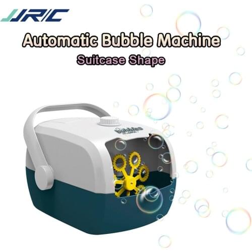 Bubble Machine for Kids Suitcase Shape Electric Bubble Blower Automatic Bubbling Toy for Children Outdoor Activity Summer Toys