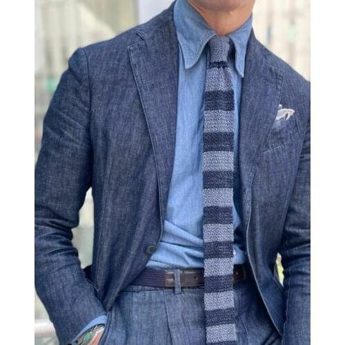 Single Breasted Groom Suits Slim Fit Wedding Suit Formal Prom Suit Party Blazer (Jacket+Pants) Chic Streetwear Custom Made