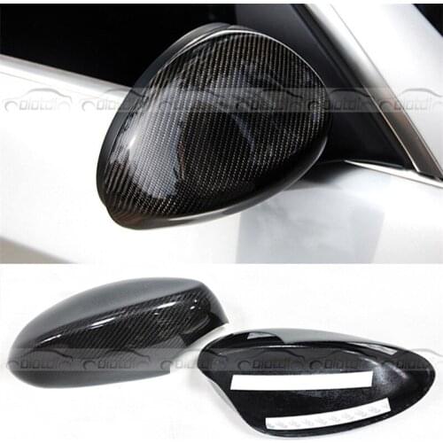 OLOTDI Carbon Fiber Rear View Mirror Cover 3M Sticking For BMW 3 series E92 E93 2008-2011 Auto Tuning