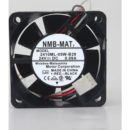 Original 2410ML-05W-B29 B20 6CM 6025 24V 0.09A stop alarm fan