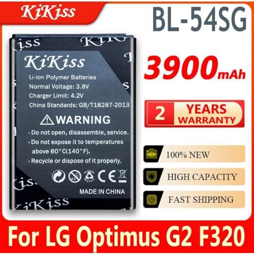 Original KiKiss BL-54SG (BL-54SH) for LG G2 F320 F340L H522Y F260 D728 D729 H778 H779 D722 LG90 D410 High Quality battery