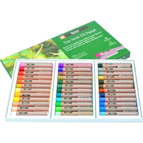 36 Color Painting Pastel Oil Pastel Heavy Color Oil Pastel Soft Crayons Childrens Brush Oil Painting