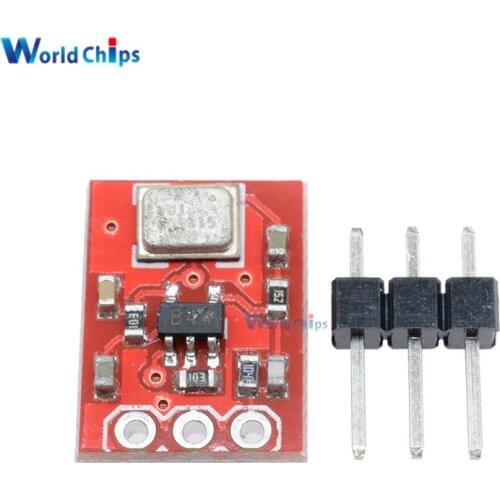 ADMP401 MEMS Microphone Breakout Module Board For Arduino Universal 1.3cm*1cm 1.5 to 3.3VDC With Pins