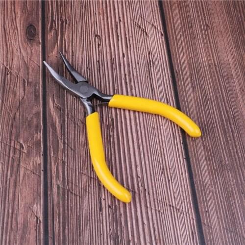 Long Bent Nose Plier Findings Ferronickel Pliers Equipment Tool Jewlery Making DIY Accessories