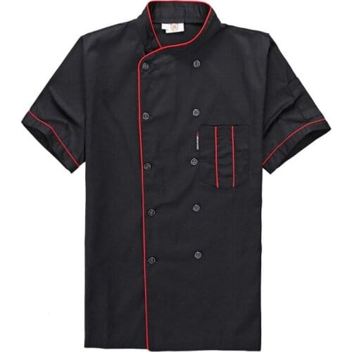 Chefs Work Clothes Restaurants Kitchens Barbecue Shops Chef Uniform Cooking Jacket Long/Short Sleeve Breathable Cook Wear
