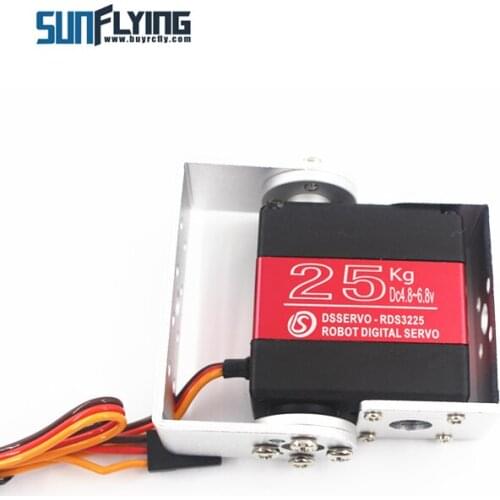 4X Robot servo DSSERVO-RDS3225 25kg Dc4.8-6.8v metal gear digital servo arduino servo for Robotic DIY