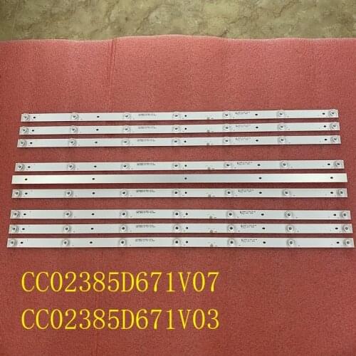 3pcs/set LED bar For CC02385D671V07 CC02385D671V03 385B 385E20 3X7 7S1P DM-LED39R201BT2 EX-39HT001B H39D8000Q M39D7000Q