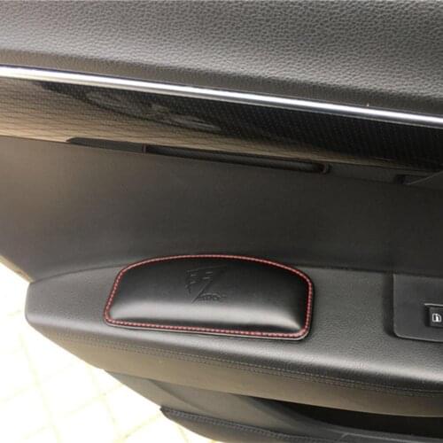 Universal Car Door Armrest Soft Leather Driver Arm Protective Pad Mat Passenger Rest Support Pillow Support Car Accessories