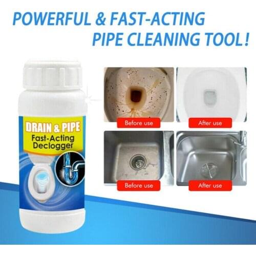 100g Powerful Pipe Dredging Agent Kitchen Sink Drain Dredge Tools Agent Cleaner Toilet Cleaning Household M6A2