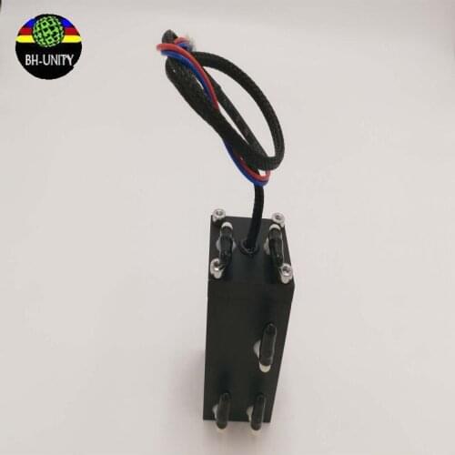 2pcs/lot Two holes Metal sub ink tank with level sensor for Challenger Infinity Flora Myjet printers ink box