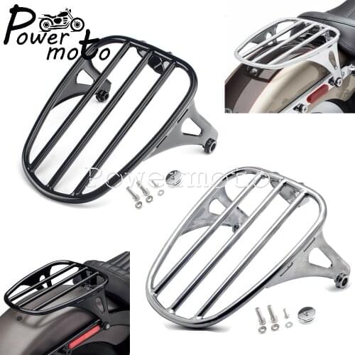 50300120 Motorbike Rear Fender Solo Seat Luggage Rack Shelf Support w/Bolts For Harley Softail Slim Street Bob FLSL FXBB 2018-up