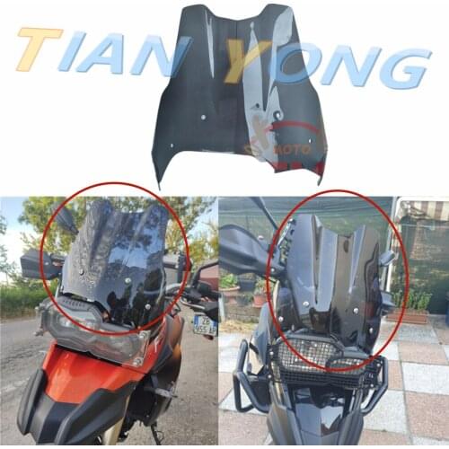 For BMW F800GS 08-16 2009 2010 2011 2012 2013 2014 2015 Motorcycle Accessories High Quality Smoke Black Bubble Windscreen