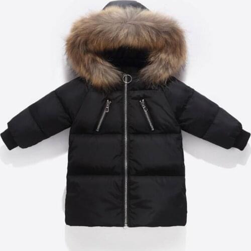 ZWF664 Kids Coat Winter Boys Jacket For Boys Children Clothing Hoodie Outerwear Girls Coat Baby Boy Clothes Winter Down Jackets