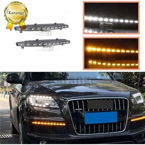 For Audi Q7 2007 2008 2009 2010 2011 22-LED Direct Fit LED Daytime Running Lights w/Turn Signal Auto parts