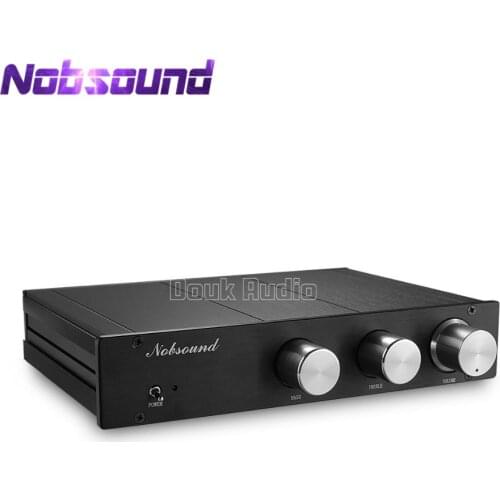 Nobsound Hi-Fi Linkwitz-Riley Electronic Crossover 2-Way Frequency Divider 2-Band Handle Pre-amplifier Preamp