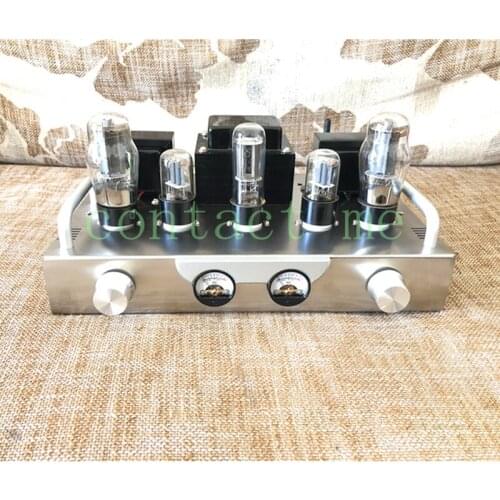 Hot sell！6N9P+6P3P tube power amplifier DIY kit, with meter and Bluetooth，output power: 6.5W+6.5W, good quality good sound