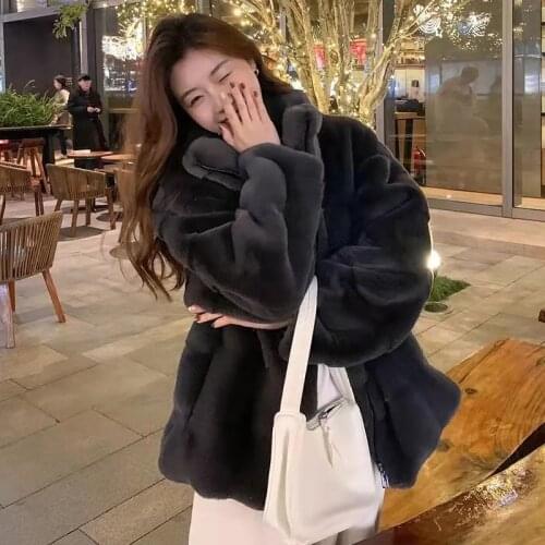 HDYXGF Artificial Fur Coats