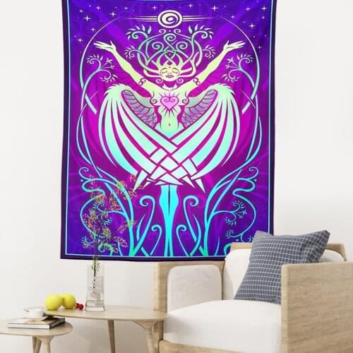 Hippie Bohemian Decorative Tarot Tapestry Divination Decoration Witchcraft Tapestry Goddess Wall Decoration Decoration Mural