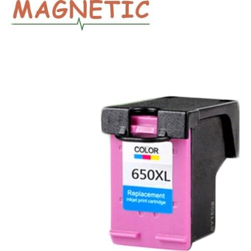 1Pc 650xl For HP Deskjet 1015 1515 2515 2545 2645 3515 4645 Printer Magnetic Compatible Ink Cartridge for HP650 650 ink Color