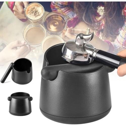 Coffee Powder Residue Box Black Deep Bowl Non-slip Detachable Knock Bar Coffee Machine Grounds Recycling Bucket Grind Trash Bin