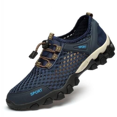 Breathable Water Shoes For Men Climbing Hiking Upstream Shoes Men Outdoor Beach Swimming Shoes Barefoot Sneakers B1467