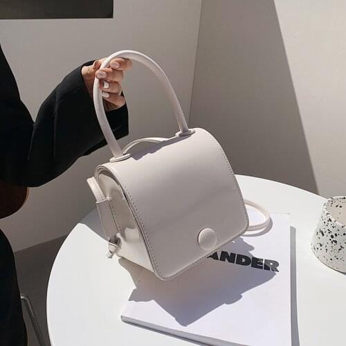 Fashion Exquisite Shoulder Bags Retro Casual Women Totes Shopping Bag Female Leather Solid Color small Handbag for Women 2021