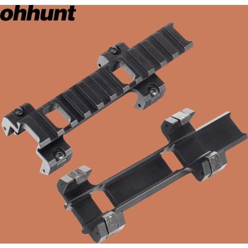 Ohhunt Hunting Scope Mount MP5 G3 Bidirectional Clamp Mount Picatinny Weaver Rail Mount Adapter for Tactical Rifle Riflescope