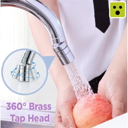 Rotatable Faucet Aerator Kitchen Bathroom Brass Water Saving Faucet Sprayer 360 Rotating Water Tap Nozzle Aireador De Grifo