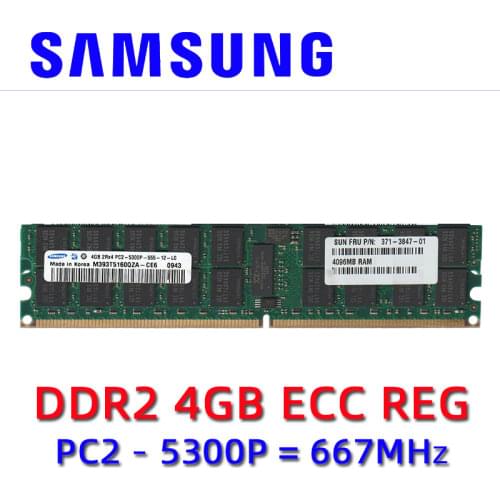 Samsung Server memory 4GB 8GB DDR2 2Rx4 REG ECC RAM 667MHz PC2-5300P 667 4G 8G