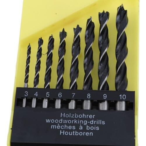 Twist Drill Bit Set Wood Fast Cut Auger Carpenter Drill Bit For Wood Cut Suit For Woodwork