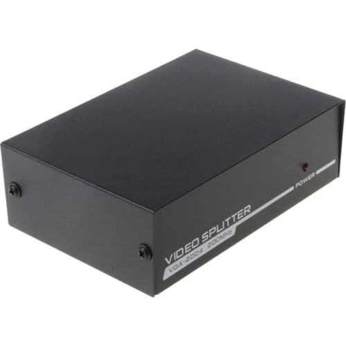 G32B 4 Port VGA Frequency Divider 200Hz Video Splitter High Frequency 1600*1280 Resolution 25m Transmission Distance