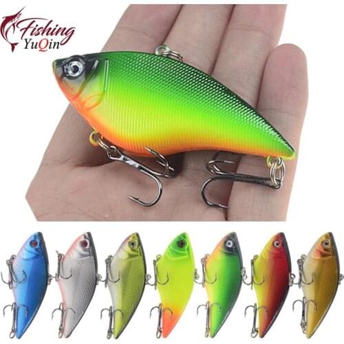 1PCS Hard VIB Fishing Lure 7cm 16g Plastic Artificial Bait Treble Hooks Peche Bass Pike Trolling Pesca Fishing Tackle