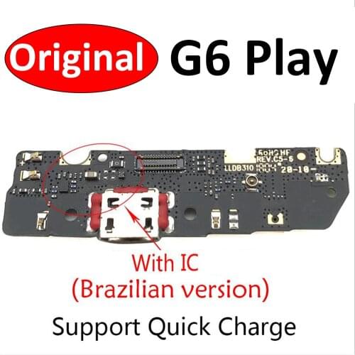 10Pcs/Lot, USB Dock Connector Charging Port Flex Cable For Motorola moto G6 play USB Charger Plug Flex Cable Repair Parts
