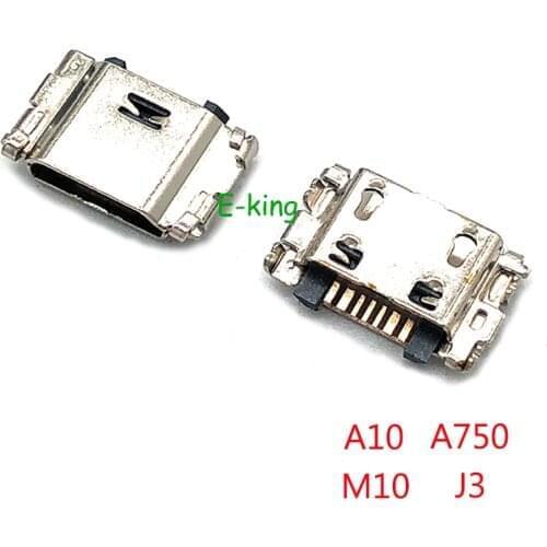 50PCS For Samsung Galaxy M10 2019 M105F A10 A105F A7 2018 A750F A750 J3 2016 Usb Charging Connector Plug Dock Socket Port