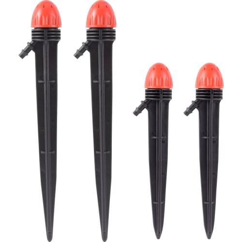 50 Pcs Adjustable 8 hole Dripper Emitter Mushroom Head Shape Spiked Sprinkler Garden Vegetable Irrigation System Water Supplies