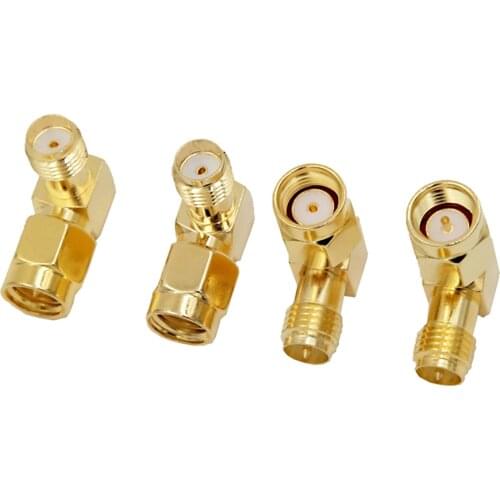 90 Degree Model FPV Antenna Converter Connector Multicopter Connection SMA to RPSAM