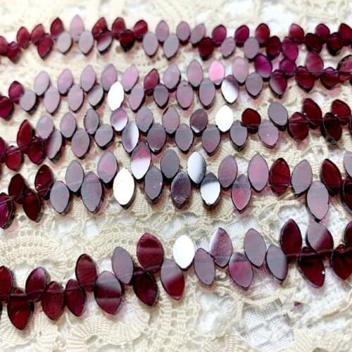AA loose beads red garnet horse eye 20cm for DIY jewelry making FPPJ wholesale beads nature