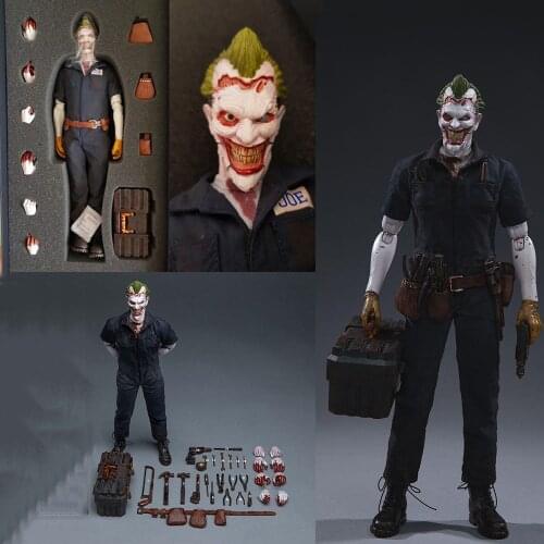 SWTOYS FS037 1/6 Scale The Skinning JOKER 12'' Male Soldier Action Figure Model for Fans Collection Gifts