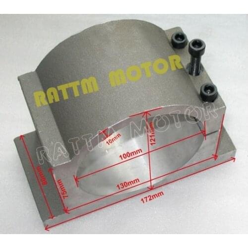 100MM DIAMETER CAST ALUMINIUM BRACKET FOR CNC ENGRAVING MILLING MACHINE SPINDLE