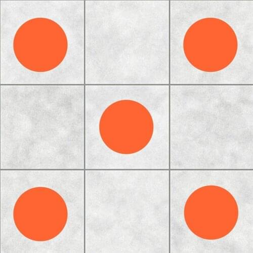 Circle Tile Stickers Bathroom Wall Art Decor Decal Kitchen Wall Sticker Choose Size Color