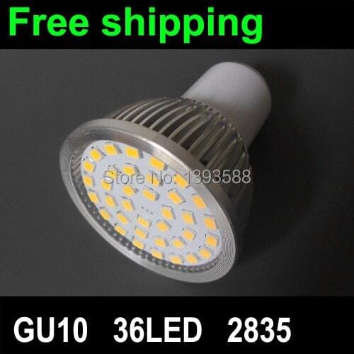 High brightness lamp gu10 4W led bulb light 36led 2835smd 4w 120degree AC110V AC220V AC230V AC240V led bulb