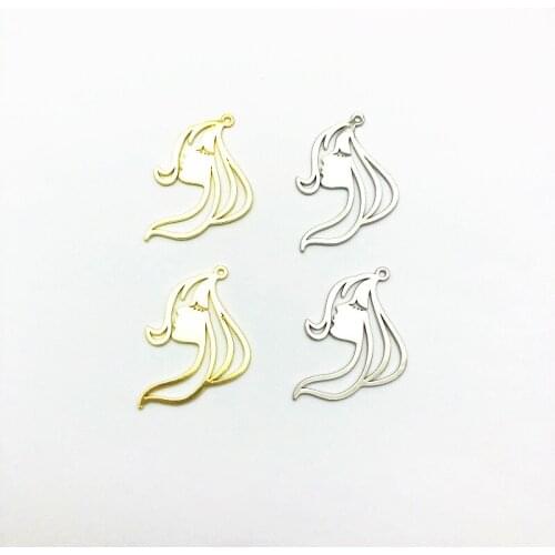 New arrival! 44x29mm 50pcs Zinc Alloy Charm for DIY Making Necklace/Earrings/Jewelry Parts,Jewelry Accessories Findings