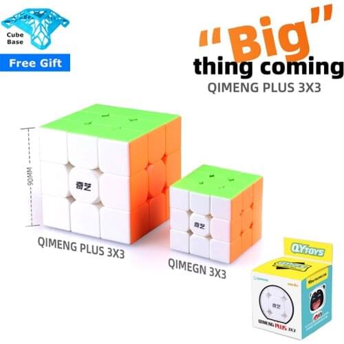 QiYi QiMeng Plus 9CM BIG 3x3 Speed Cube Magic Cube QiYi Plus 9CM BIG 3x3x3 Learning&Educational Puzzle Cubes Toys