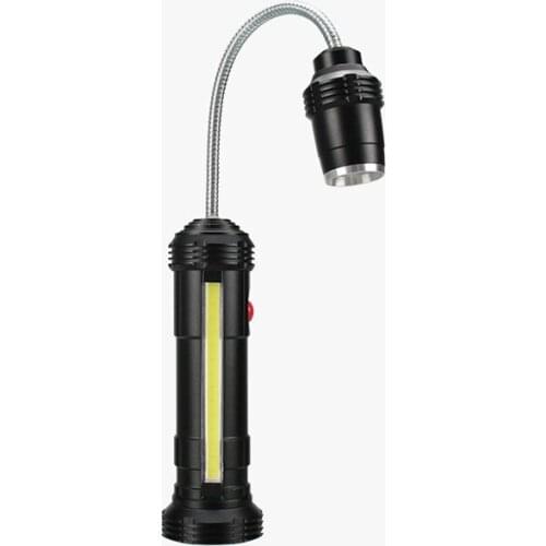 Zoomable Grill Light with Magnetic Base - COB Barbecue Table Lamp with Flexible Gooseneck