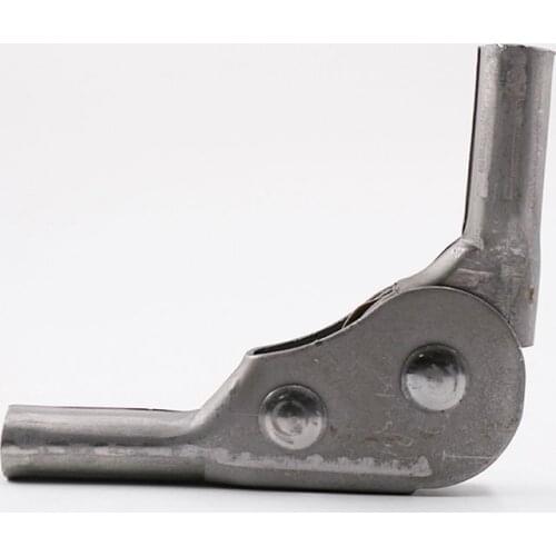 Ratchet Sofa Hinge Folding Connecting Adjustable 3 level 45 Degree / 5 level 90 Degree / 5 level 180 Degree Gray 16mm Dia. Tube